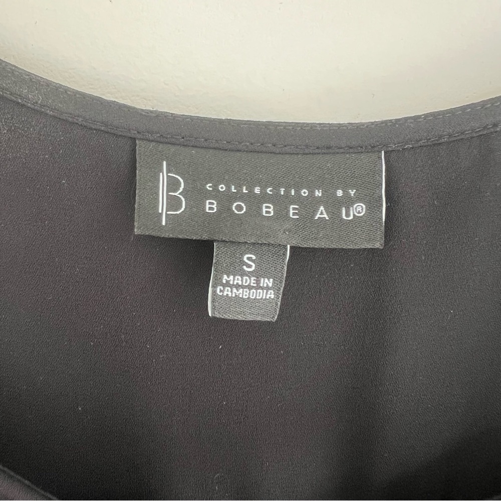 Bobeau Collection black blouse - Picture 4 of 6